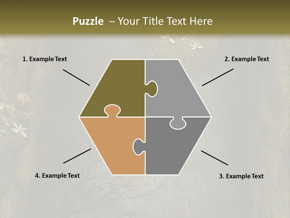 Gift Texture Snail PowerPoint Template