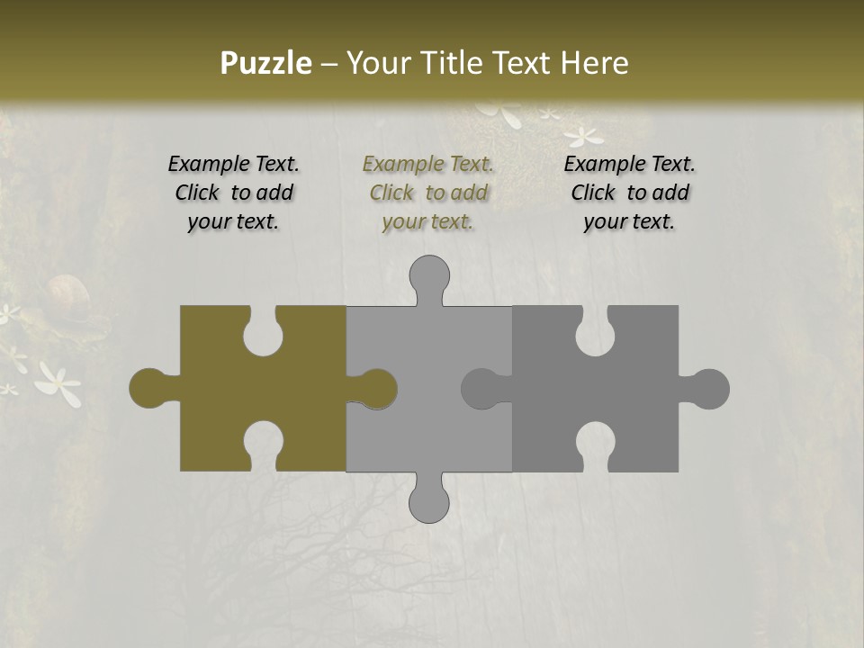 Gift Texture Snail PowerPoint Template