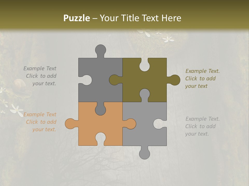 Gift Texture Snail PowerPoint Template