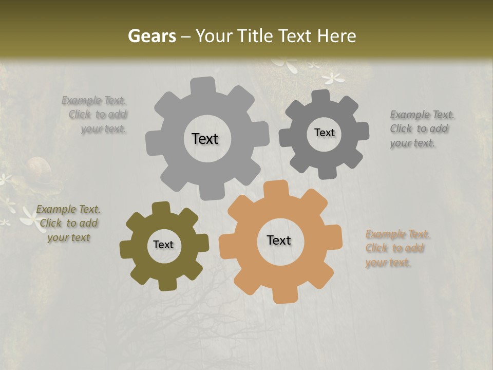 Gift Texture Snail PowerPoint Template