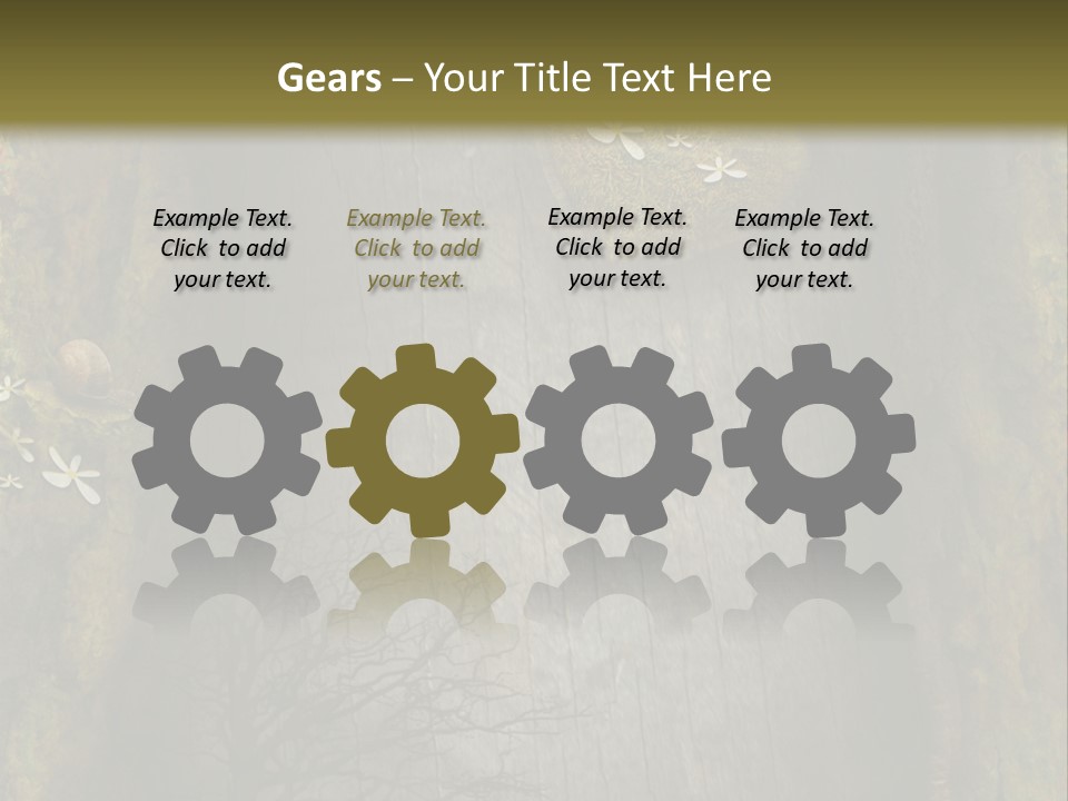 Gift Texture Snail PowerPoint Template