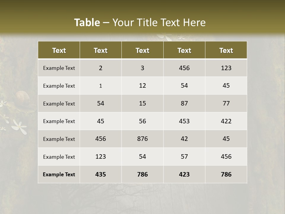 Gift Texture Snail PowerPoint Template