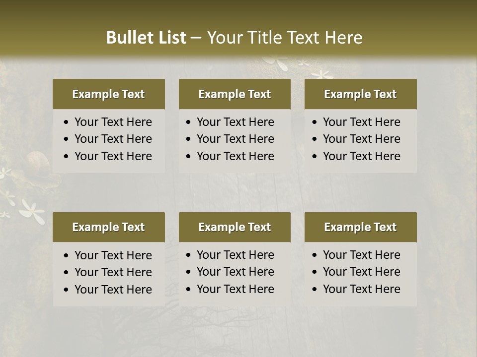 Gift Texture Snail PowerPoint Template