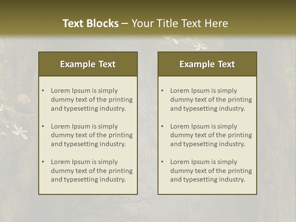 Gift Texture Snail PowerPoint Template