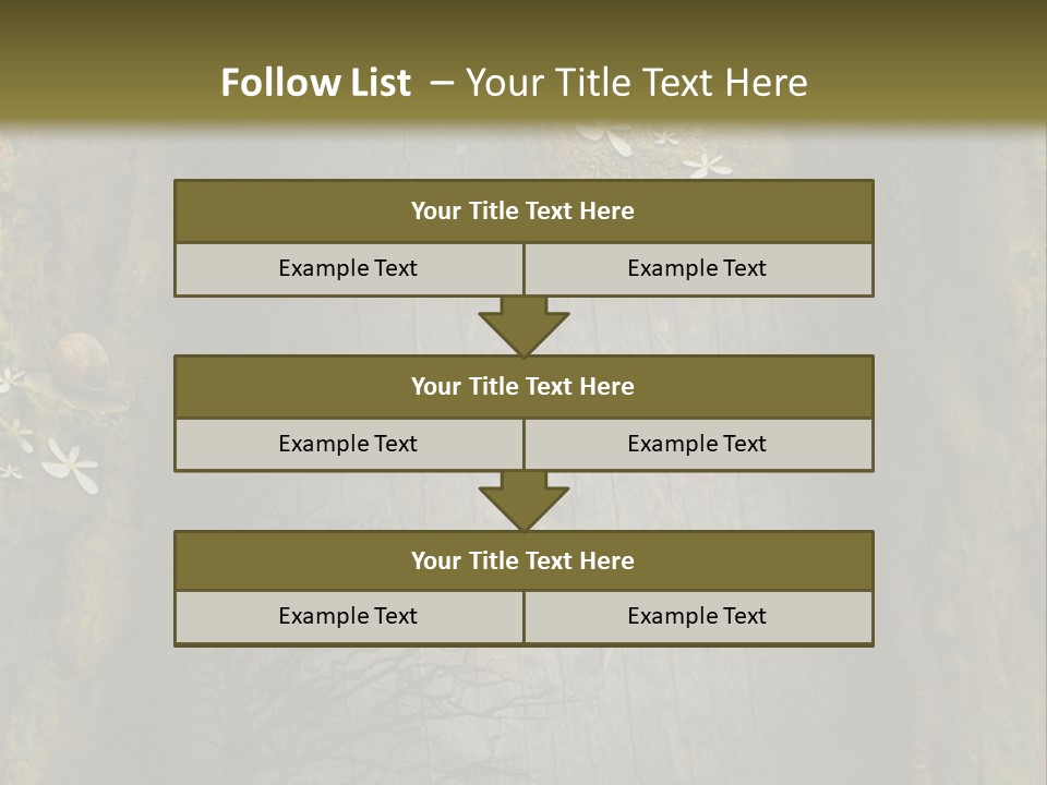 Gift Texture Snail PowerPoint Template