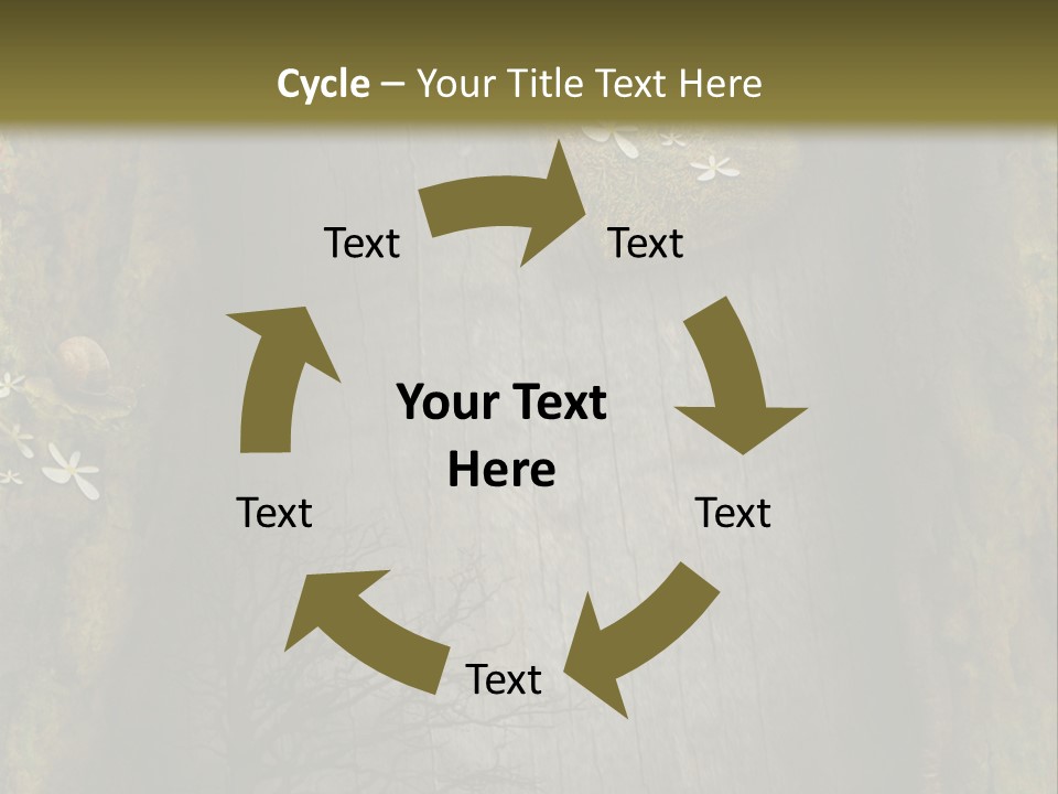 Gift Texture Snail PowerPoint Template