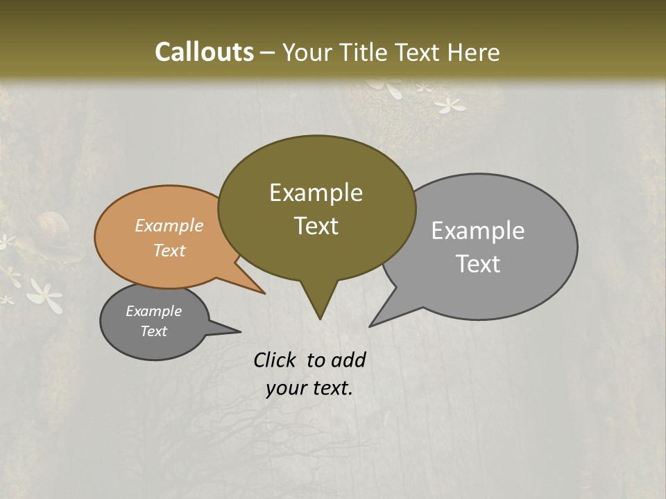 Gift Texture Snail PowerPoint Template