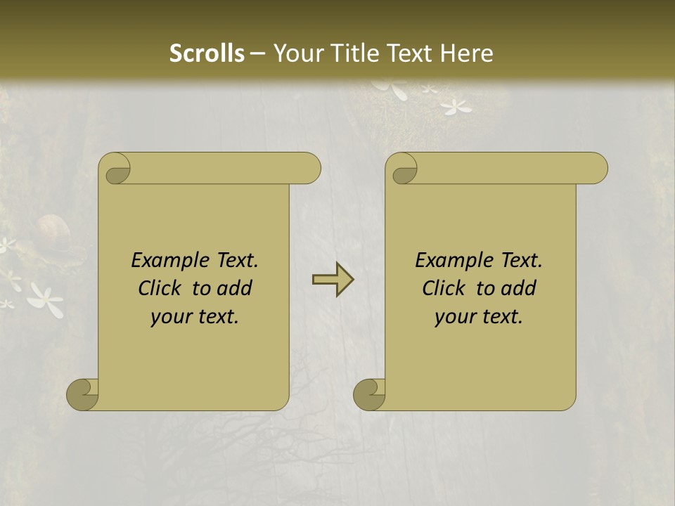 Gift Texture Snail PowerPoint Template