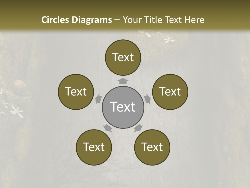 Gift Texture Snail PowerPoint Template