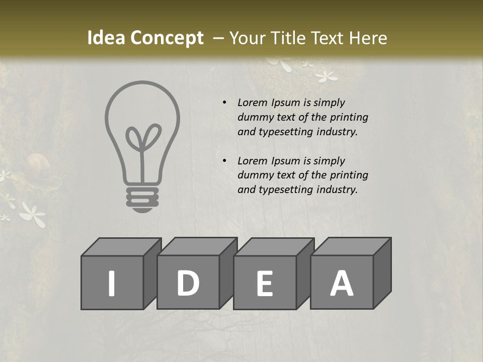 Gift Texture Snail PowerPoint Template