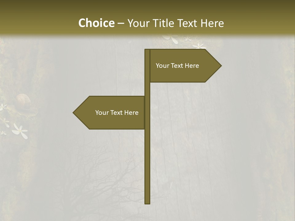 Gift Texture Snail PowerPoint Template