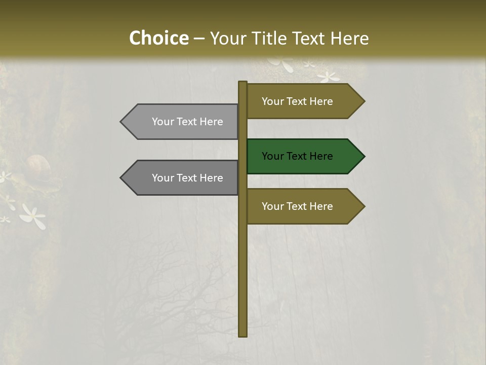 Gift Texture Snail PowerPoint Template