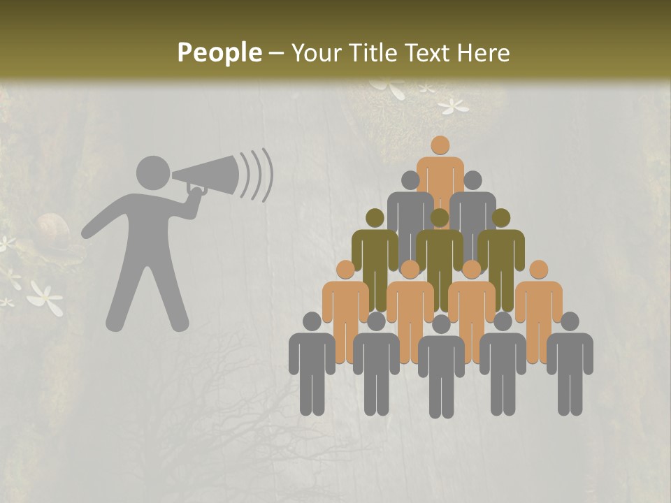 Gift Texture Snail PowerPoint Template