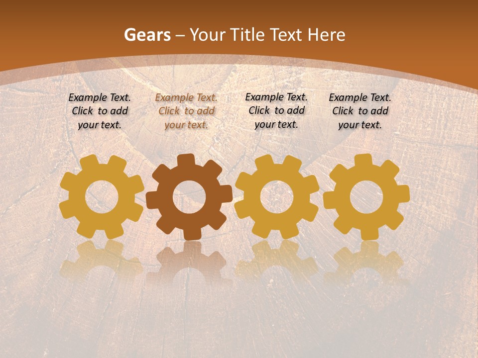 Wooden Shade Valentine PowerPoint Template