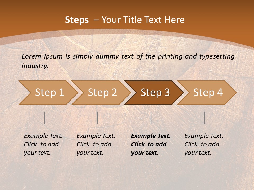 Wooden Shade Valentine PowerPoint Template