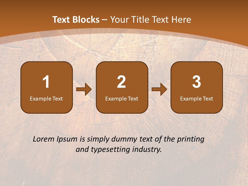 Wooden Shade Valentine PowerPoint Template