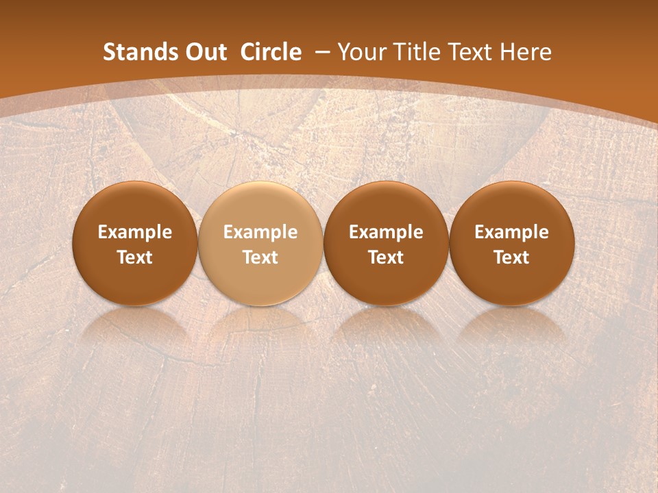 Wooden Shade Valentine PowerPoint Template