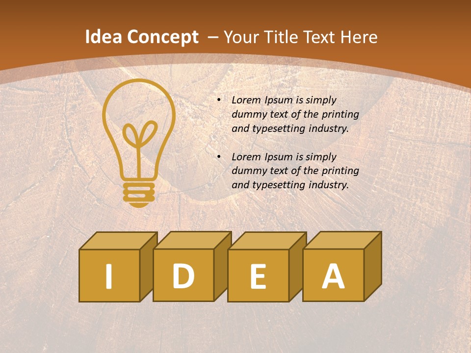 Wooden Shade Valentine PowerPoint Template