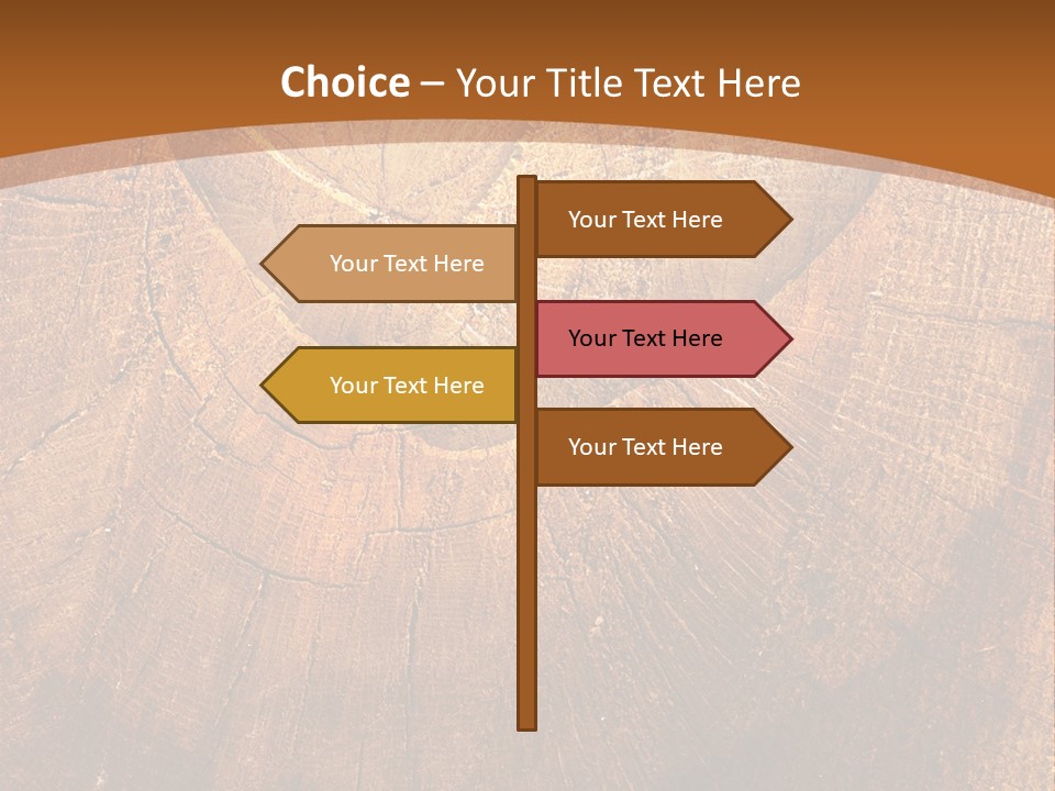 Wooden Shade Valentine PowerPoint Template