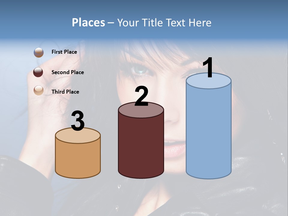 Fashion Attractive Model PowerPoint Template