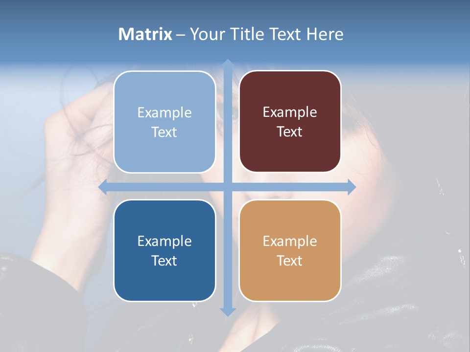 Fashion Attractive Model PowerPoint Template