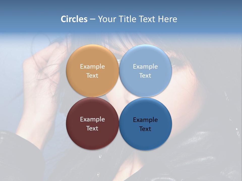 Fashion Attractive Model PowerPoint Template