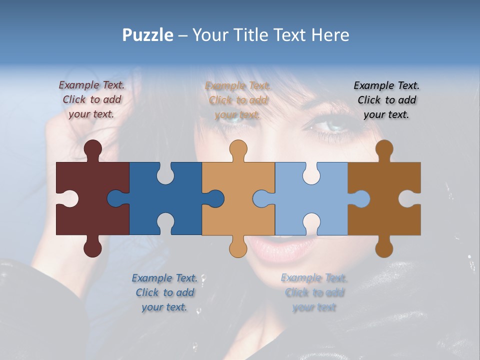 Fashion Attractive Model PowerPoint Template