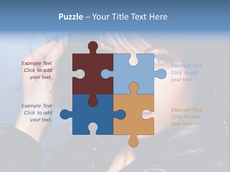 Fashion Attractive Model PowerPoint Template