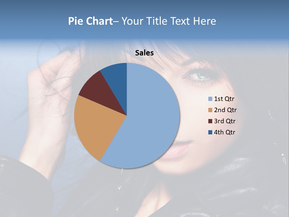 Fashion Attractive Model PowerPoint Template