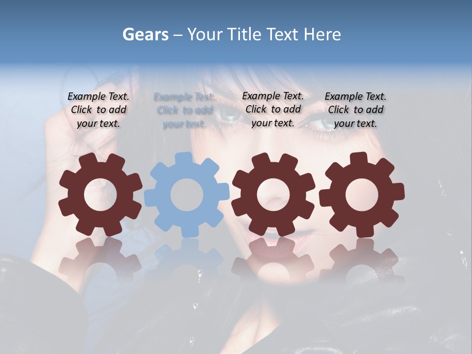 Fashion Attractive Model PowerPoint Template