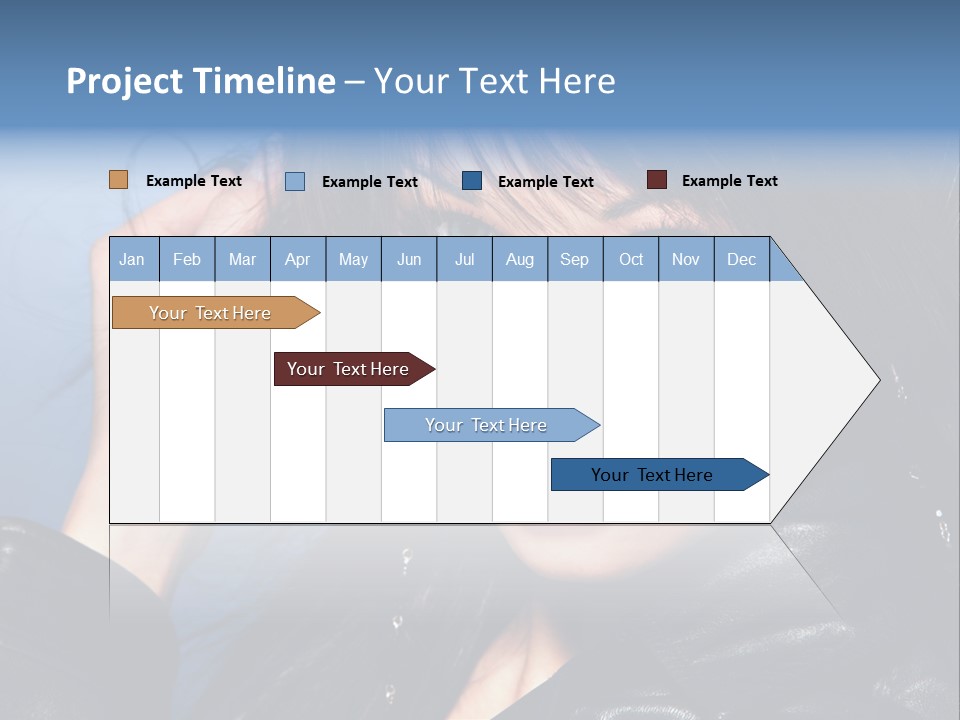 Fashion Attractive Model PowerPoint Template