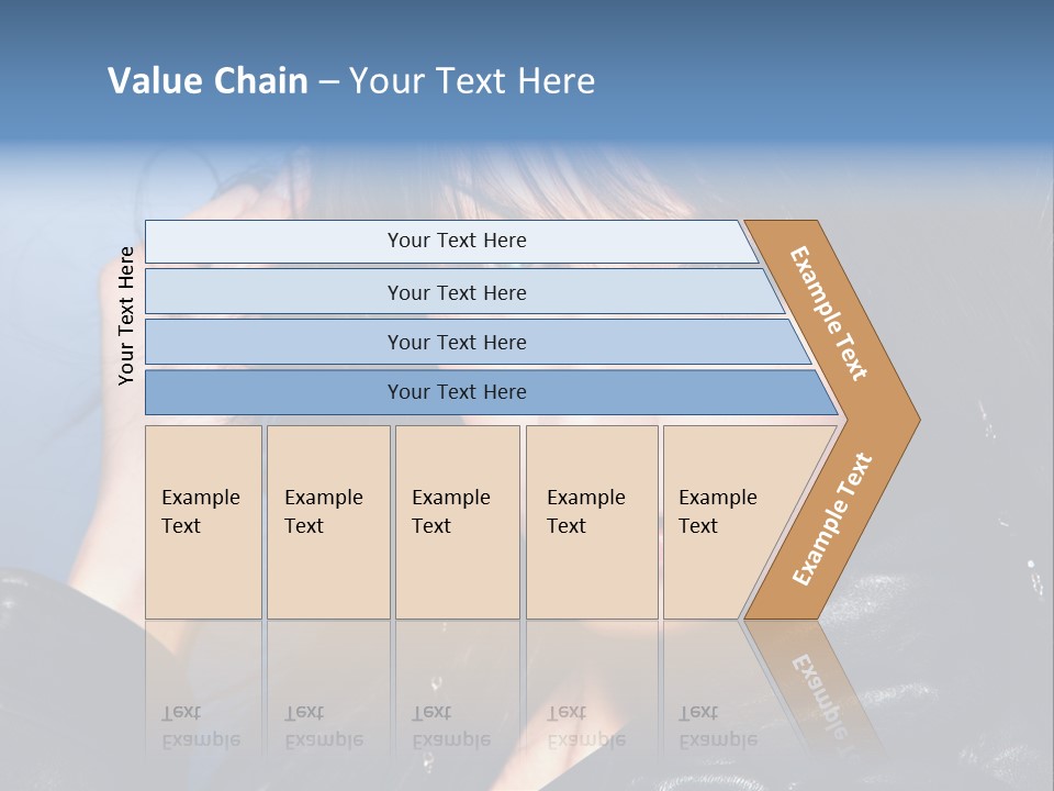 Fashion Attractive Model PowerPoint Template