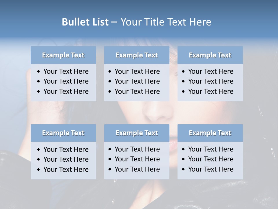Fashion Attractive Model PowerPoint Template