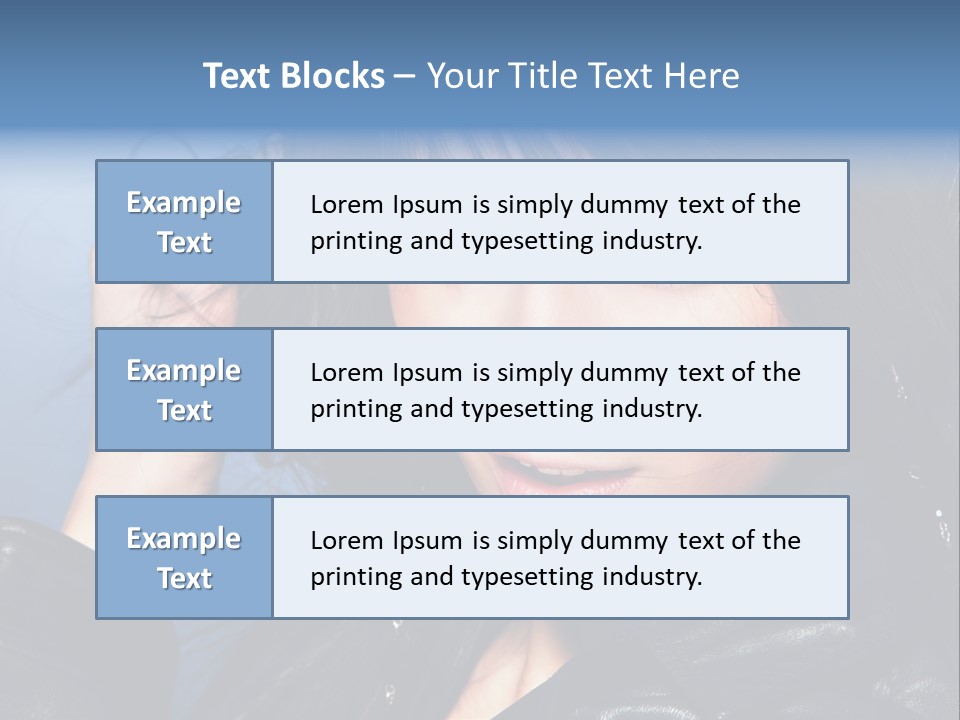 Fashion Attractive Model PowerPoint Template