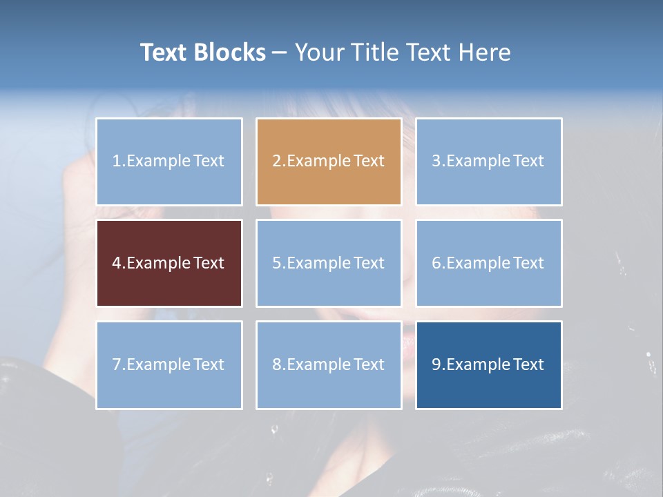 Fashion Attractive Model PowerPoint Template