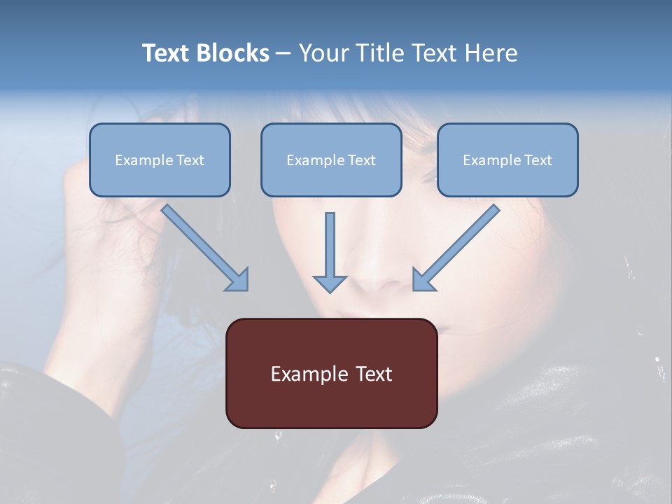 Fashion Attractive Model PowerPoint Template