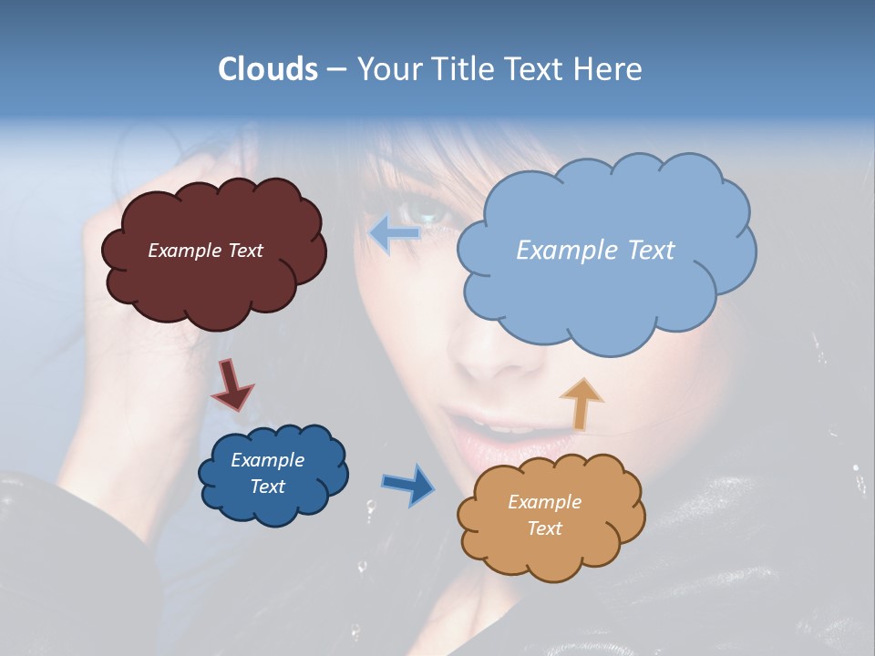 Fashion Attractive Model PowerPoint Template