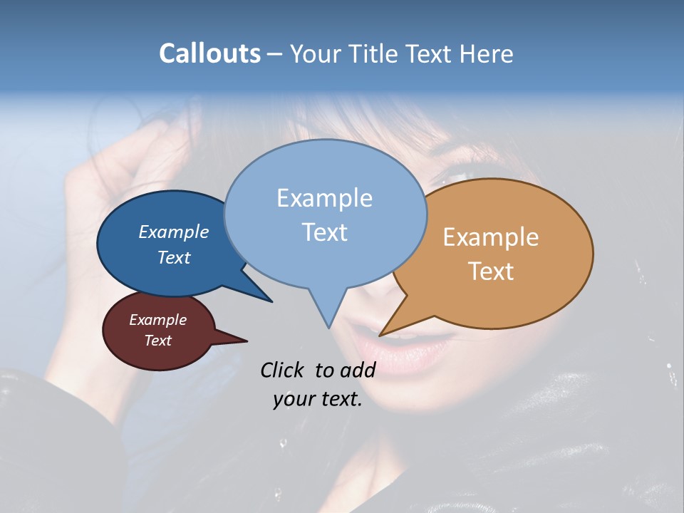 Fashion Attractive Model PowerPoint Template