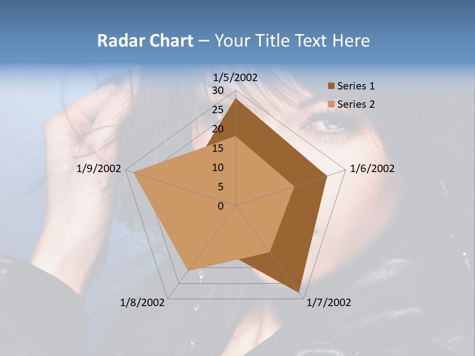 Fashion Attractive Model PowerPoint Template