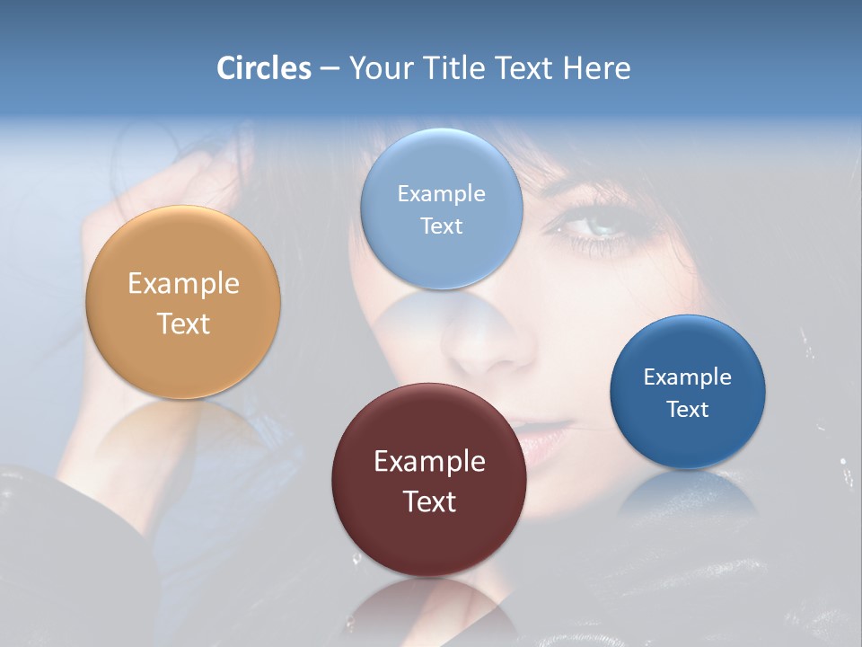 Fashion Attractive Model PowerPoint Template
