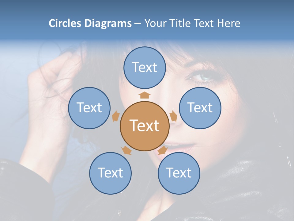 Fashion Attractive Model PowerPoint Template