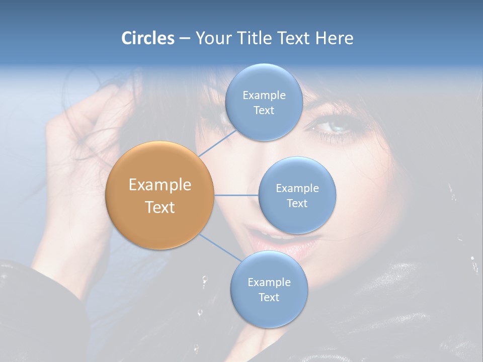 Fashion Attractive Model PowerPoint Template