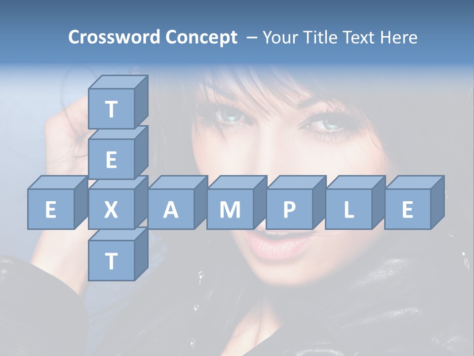 Fashion Attractive Model PowerPoint Template