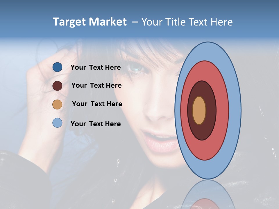 Fashion Attractive Model PowerPoint Template