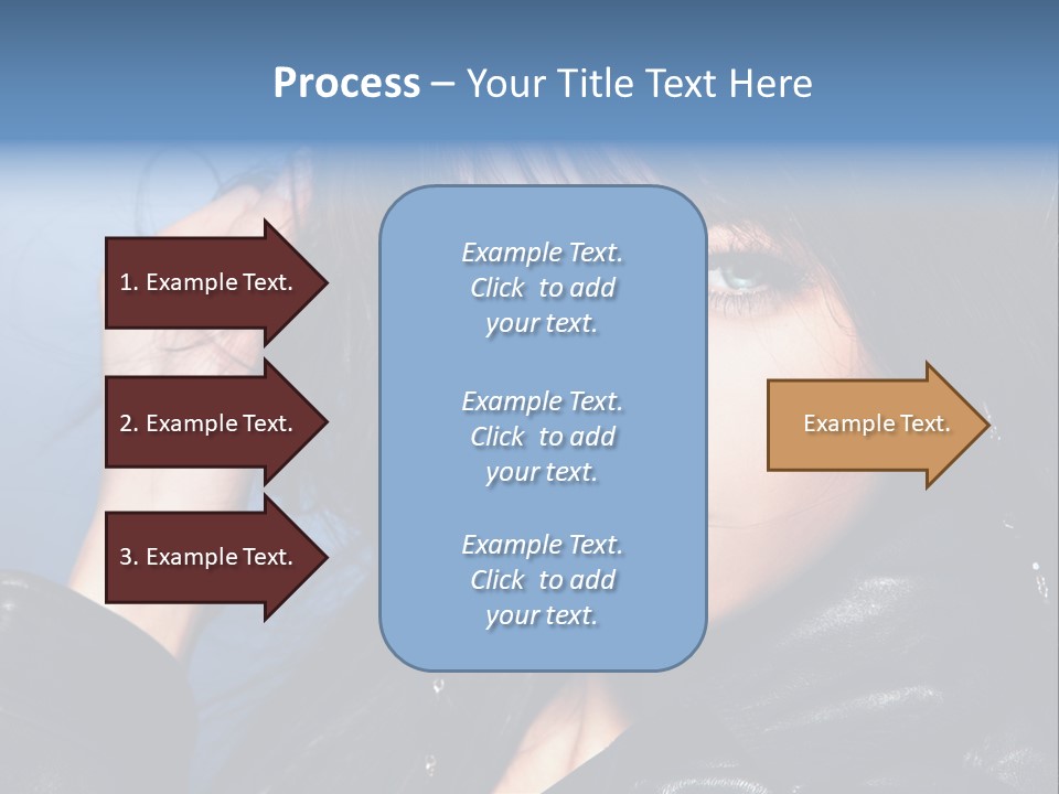 Fashion Attractive Model PowerPoint Template