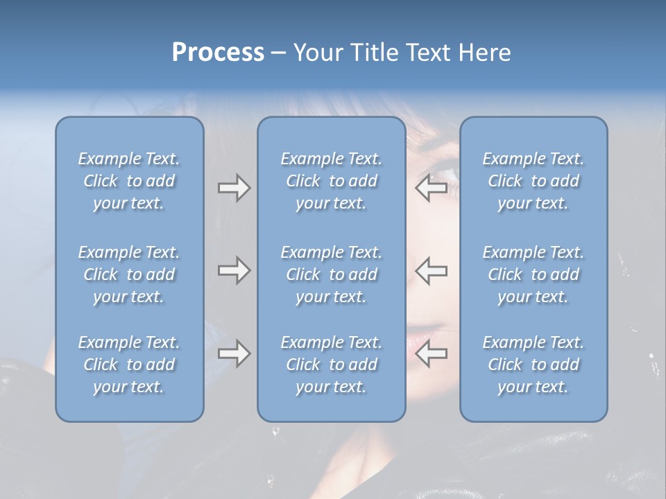Fashion Attractive Model PowerPoint Template