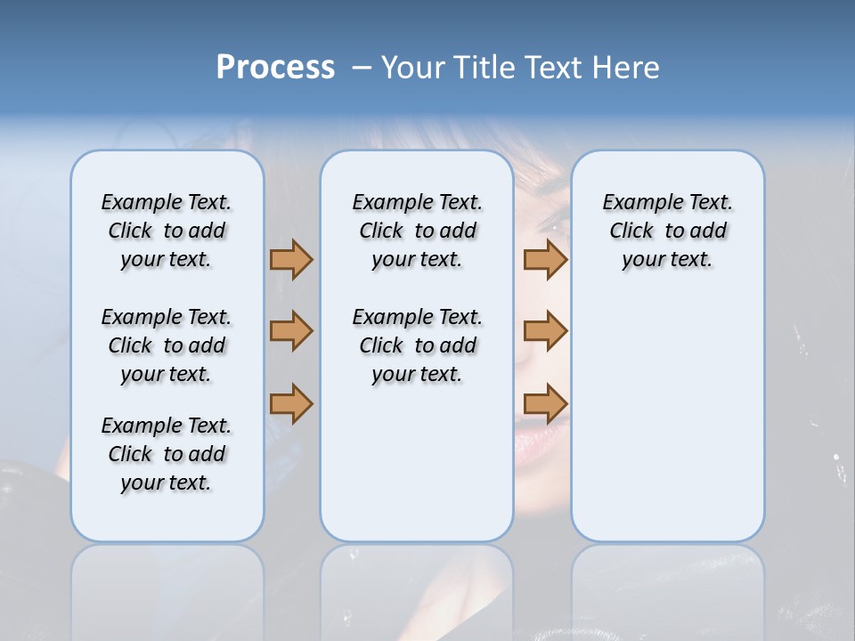 Fashion Attractive Model PowerPoint Template