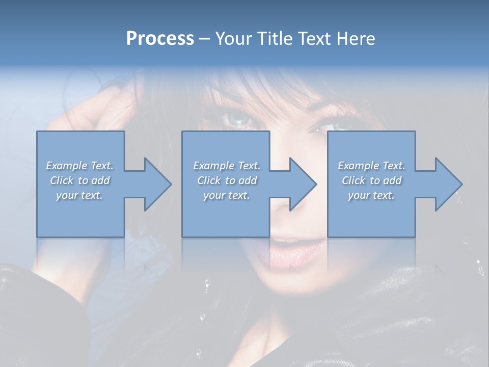 Fashion Attractive Model PowerPoint Template
