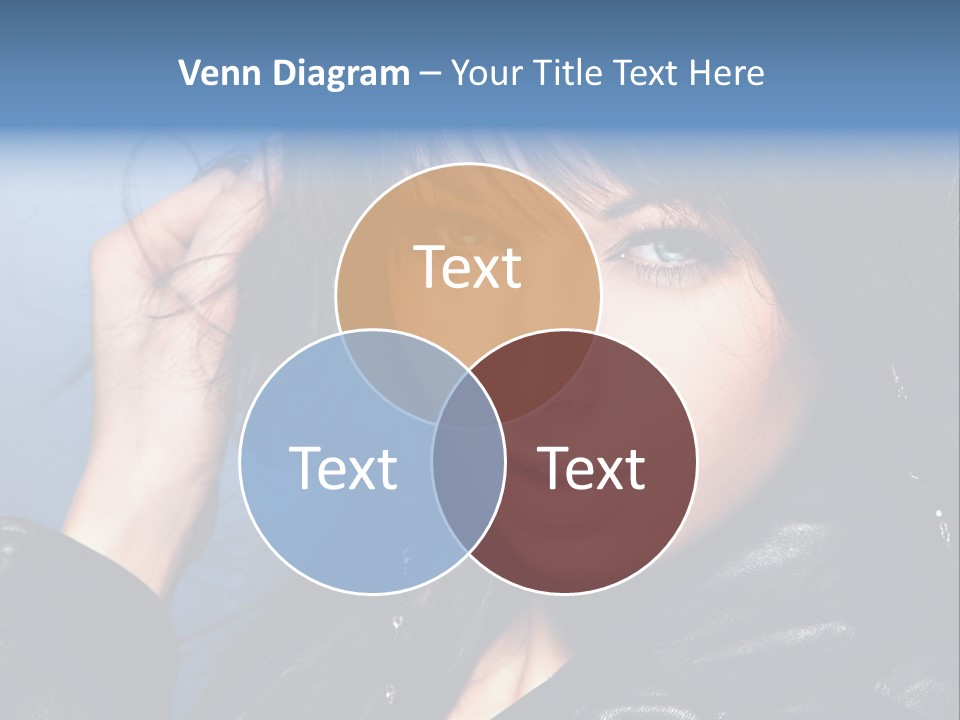 Fashion Attractive Model PowerPoint Template