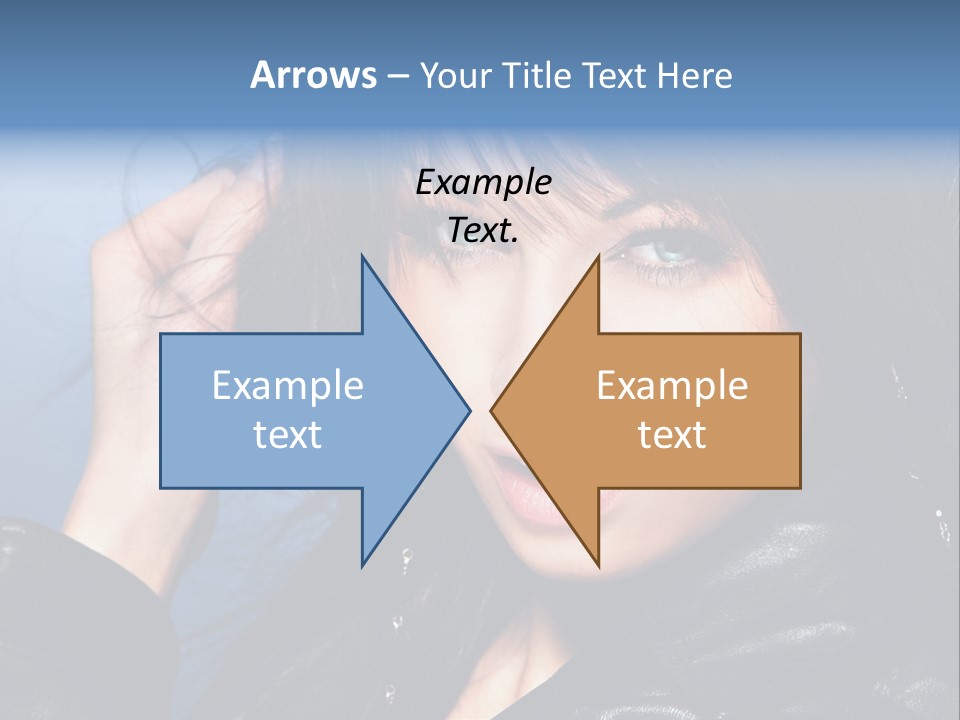 Fashion Attractive Model PowerPoint Template